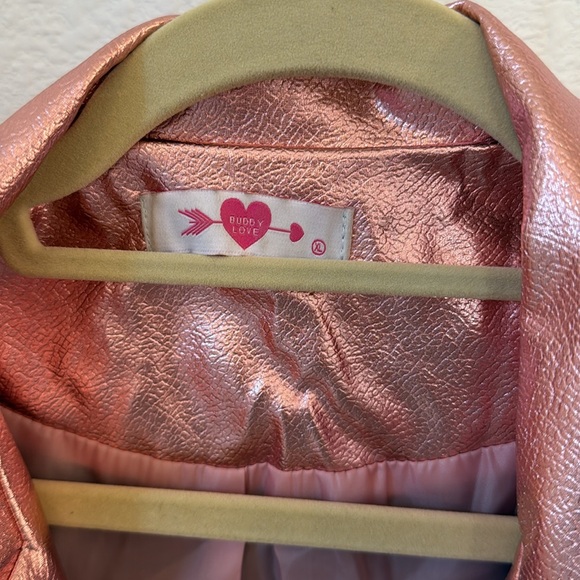 BuddyLove Avery Metallic Pink Blazer - Picture 2 of 5